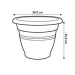 green basics campana 35cm living black